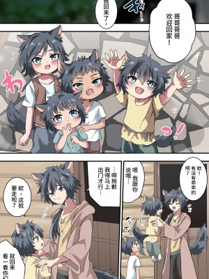 [バーベキューポップコーン (こしあん)] 獣人のお兄ちゃんが色々頑張る話 [迷幻仙域×真不可视汉化组] [DL版]_04