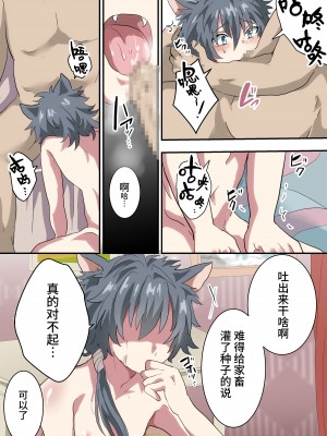 [バーベキューポップコーン (こしあん)] 獣人のお兄ちゃんが色々頑張る話 [迷幻仙域×真不可视汉化组] [DL版]_07