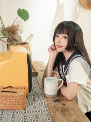 爆机少女喵小吉 - 日常写真-放课后_008
