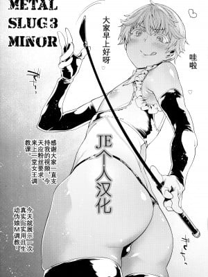 (ふたけっと13) [MARIO ALMANAC (まりお)] METAL SLUG 3 MINOR (艦隊これくしょん -艦これ-) [JE个人汉化]