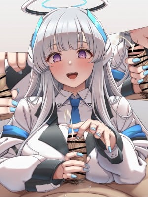 [腿之助兵衛] ノアいじわる手コキ (ブルーアーカイブ)
