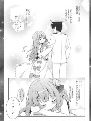 [むらさきいろのよる (むらさき)] ユニコーンの×××なひととき♡ (アズールレーン) [2018年9月]_004