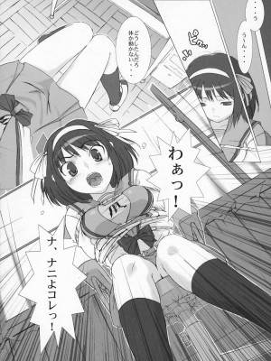 (C70) [スタジオ・ワラビー (たくじ)] 「非日常系。」 (涼宮ハルヒの憂鬱)_003