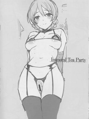(こみトレ27) [バス停シャワー、CHIBIKKO KINGDOM (桂井よしあき、けこちゃ)] Immoral Tea Party + ペーパー (ガールズ&パンツァー)_010