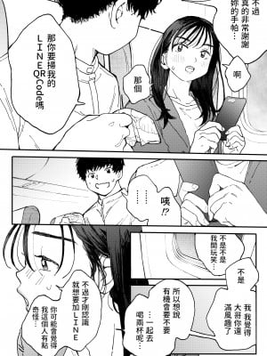 [でんぶ腿] ムラムラOLさんは飛行機の中でも性欲を満たしたい  [中国翻訳]_09