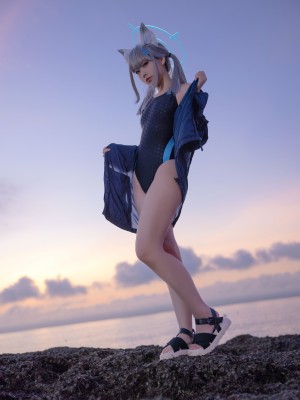 G44不会受伤 Vol.075 碧蓝档案 砂狼白子泳装_Coser@G44不会受伤-Vol-075-碧蓝档案-砂狼白子泳装-0012-1672659483
