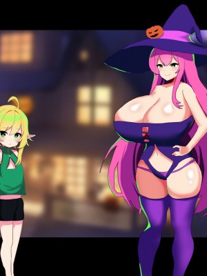 [メス堕ち亭]〜メス堕ちハロウィン〜 ふたなり魔女にメスにされちゃうエルフショタ_010