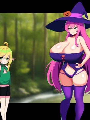 [メス堕ち亭]〜メス堕ちハロウィン〜 ふたなり魔女にメスにされちゃうエルフショタ_007
