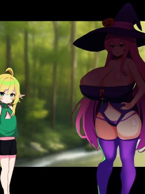 [メス堕ち亭]〜メス堕ちハロウィン〜 ふたなり魔女にメスにされちゃうエルフショタ_006