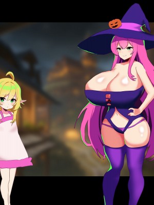 [メス堕ち亭]〜メス堕ちハロウィン〜 ふたなり魔女にメスにされちゃうエルフショタ_131