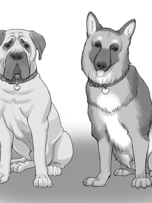 [pink-noise (みずいろ めがね)] DOG LOVERS 〜先輩の犬にイカされた私〜_06