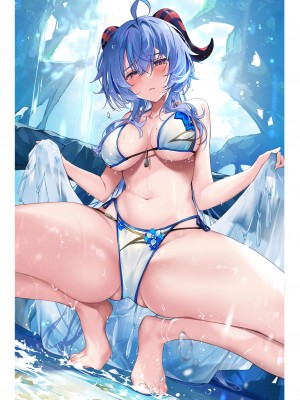 (C102) [YUYUHIYU (YuzuKi)] お触りさせて!甘雨様 ～またしても催眠を添えて～ (原神) [黎欧出资汉化]__023