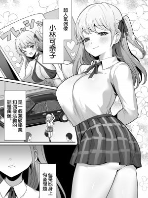 [どうしょく (めーすけ)] ワガママJKグラドルの誘惑にマネージャーは決して屈しない! [路过的骑士汉化组] [DL版]_03