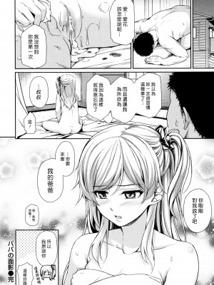[漢化組漢化組×Foxglove] [無修正] [ちょびぺろ] パパの面影 (はつもの果実) (COMIC 快楽天 2015年9月号)_020