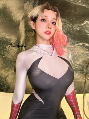 HaneAme 雨波 - 蜘蛛侠格温 Spider-Gwen_24