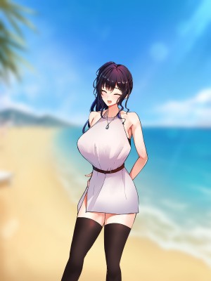 [にゃりす] サイコウのエモノ～彼女との初セッ●ス前にビーチJ●二人に童貞を狩られる話～_485