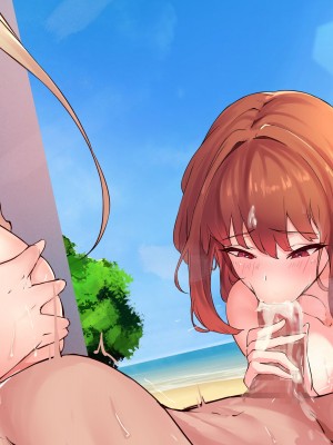 [にゃりす] サイコウのエモノ～彼女との初セッ●ス前にビーチJ●二人に童貞を狩られる話～_303