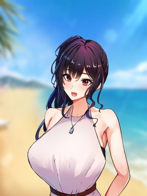 [にゃりす] サイコウのエモノ～彼女との初セッ●ス前にビーチJ●二人に童貞を狩られる話～_486