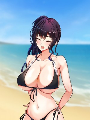 [にゃりす] サイコウのエモノ～彼女との初セッ●ス前にビーチJ●二人に童貞を狩られる話～_275