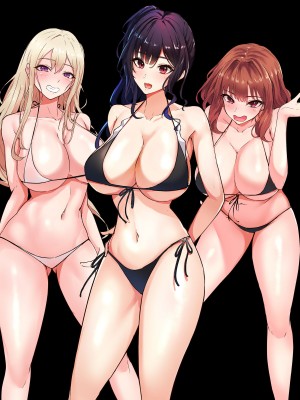 [にゃりす] サイコウのエモノ～彼女との初セッ●ス前にビーチJ●二人に童貞を狩られる話～_488