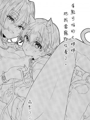 [紺色ドロップス (森島コン)] おねーさんに飼ってもらうことになりました。｜有點可怕的大姊姊把我當寵物收養了。 [漢化組漢化組×夢中璞影] [DL版]_03
