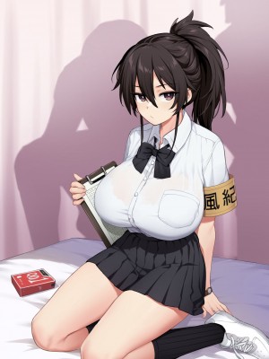 [TRY] 聽說新任風紀委員長胸部很大這回事 [中国語] [無修正] [Non-glasses]_02