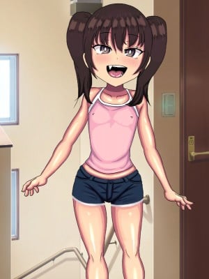 (同人CG集) [ママの匂い (褌)] メスガキロリビッチがよわよわザコおじさんの幼妻になっちゃう話_002