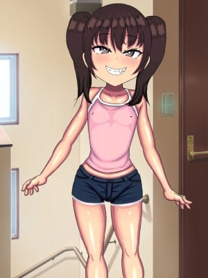 (同人CG集) [ママの匂い (褌)] メスガキロリビッチがよわよわザコおじさんの幼妻になっちゃう話_004