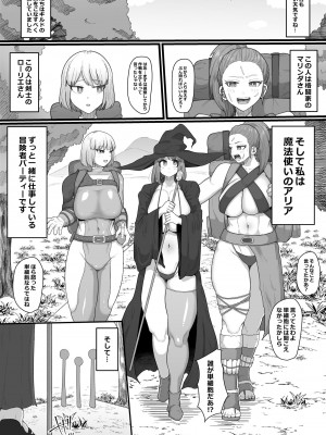 [えびのインプラント (シュリンプケーキ)] 女冒険者×ふたなり、何も起こらないはずがなく…_03