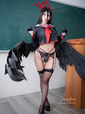 HaneAme 雨波  蔚蓝档案 羽川莲实_18