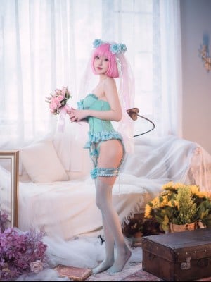 阿包也是兔娘 -王女梦梦 婚纱内衣_02