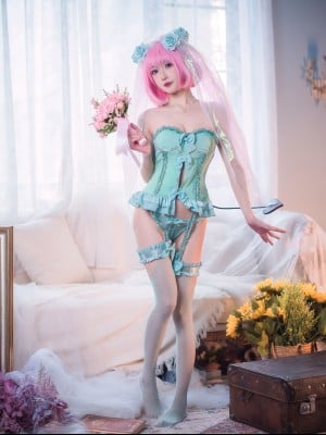 阿包也是兔娘 -王女梦梦 婚纱内衣_03