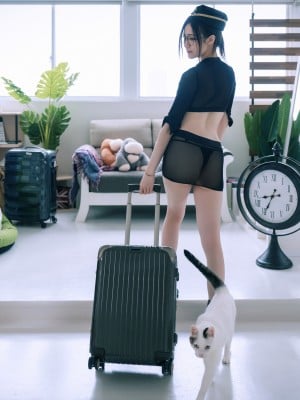 LeTheKhaos -[JVID] Dark Flight Attendant (P)_Jvid Dark Flight Attendant_Allasiangirls.net (15)