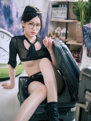 LeTheKhaos -[JVID] Dark Flight Attendant (P)_Jvid Dark Flight Attendant_Allasiangirls.net (50)