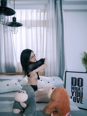 LeTheKhaos -[JVID] Dark Flight Attendant (P)_Jvid Dark Flight Attendant_Allasiangirls.net (52)