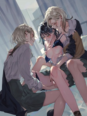 [スノードロップス (よろず)] 3P百合えっちアンソロジー [DL版]_002