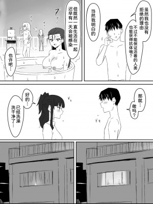 [サークル影武者 (影武者)] ゾンビハーレムライフ～抗体持ちの俺と爆乳ゾンビ～ 3 [中国翻訳]_0041