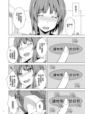 [蟲娘愛好会 (仲村ユキトシ)] オナサポパンツァー みほ編 (ガールズ&パンツァー) [中国翻訳] [DL版]_03