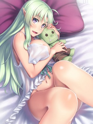 [エリア14 (かせい)] エッチなエルフとの暮らし方1巻 ～変態彼女は真面目オークのチ〇ポが欲しくて～ [DL版]_27