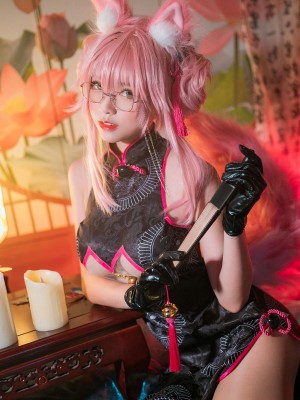 [大大卷卷小卷] Tamamo Vitch +  雷电将军同人兔女郎_02