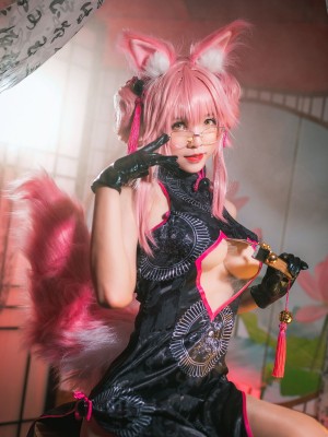 [大大卷卷小卷] Tamamo Vitch +  雷电将军同人兔女郎_07