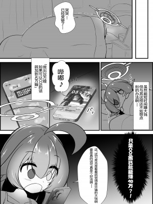 [けものみち みんなの道 (くろれんにゅ～)] 小鳥遊ホシノが激エロコスプレ&厚底ハイヒール装備でケダモノ住人から援助を受ける本♥ (ブルーアーカイブ) [DL版] [中国翻訳]_16