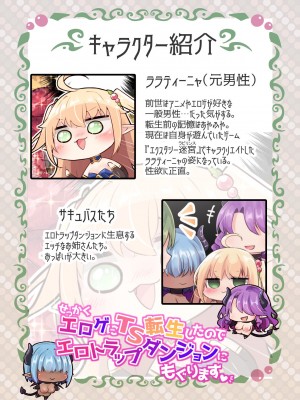 [夢みもち本舗 (晩月雪加)] せっかくエロゲにTS転生したのでETDにもぐります [DL版]_03