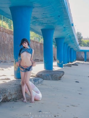 咬一口兔娘ovo 海の夏日_51