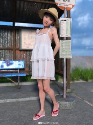 [悪童X] 妄想少女写真_沙耶~ 海辺のバス停で釣りおじさんと~[a41415個人漢化]_004