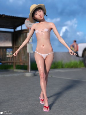 [悪童X] 妄想少女写真_沙耶~ 海辺のバス停で釣りおじさんと~[a41415個人漢化]_026