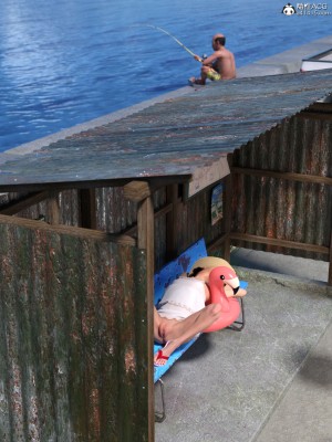[悪童X] 妄想少女写真_沙耶~ 海辺のバス停で釣りおじさんと~[a41415個人漢化]_050