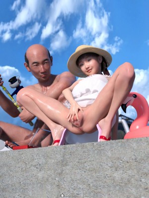 [悪童X] 妄想少女写真_沙耶~ 海辺のバス停で釣りおじさんと~[a41415個人漢化]_143