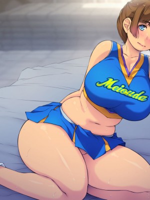 [もんもんプロブレム (横十輔)] 巨乳チアリーダーJKが陰キャ男子から脅されて 「だって僕も応援されたい…」_025