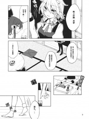 (C87) [オーガウィロウ (夏谷リオ)] 初夜夢 (東方Project) [中国翻訳]_08